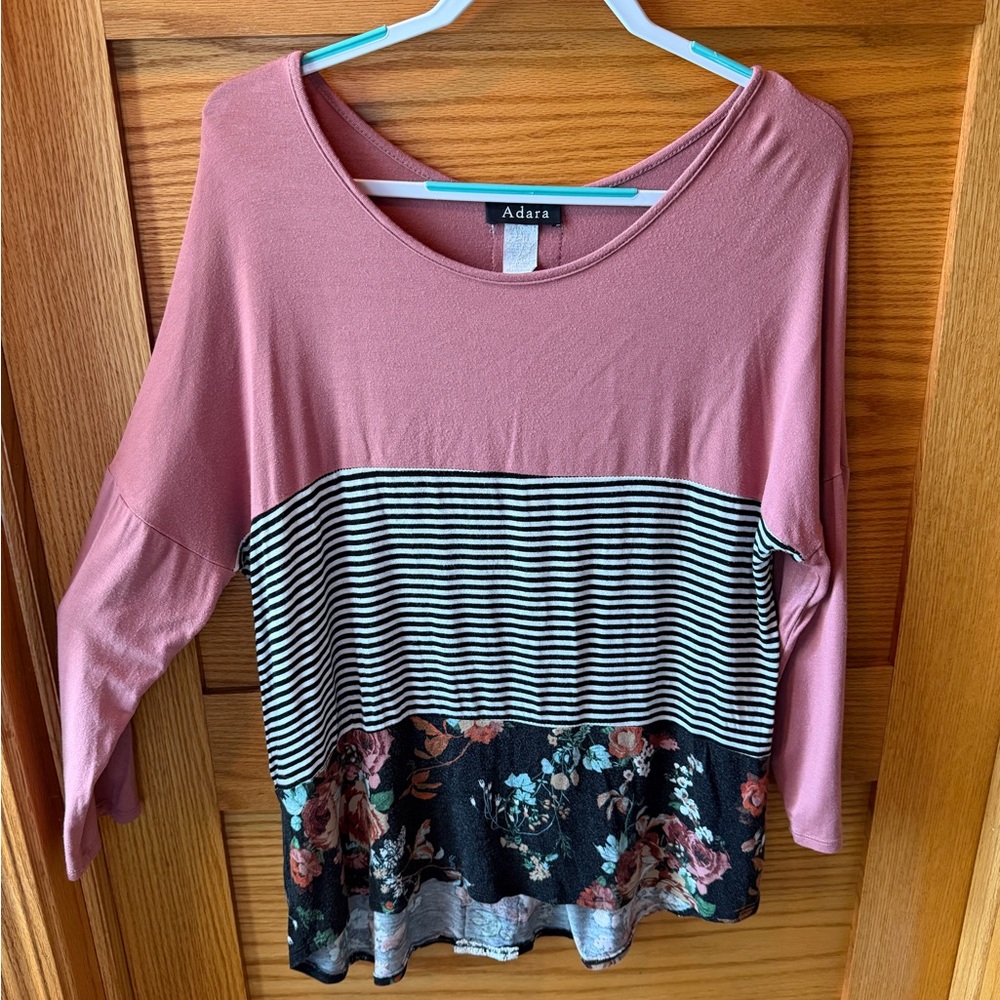Adara XL 3/4 sleeve shirt.